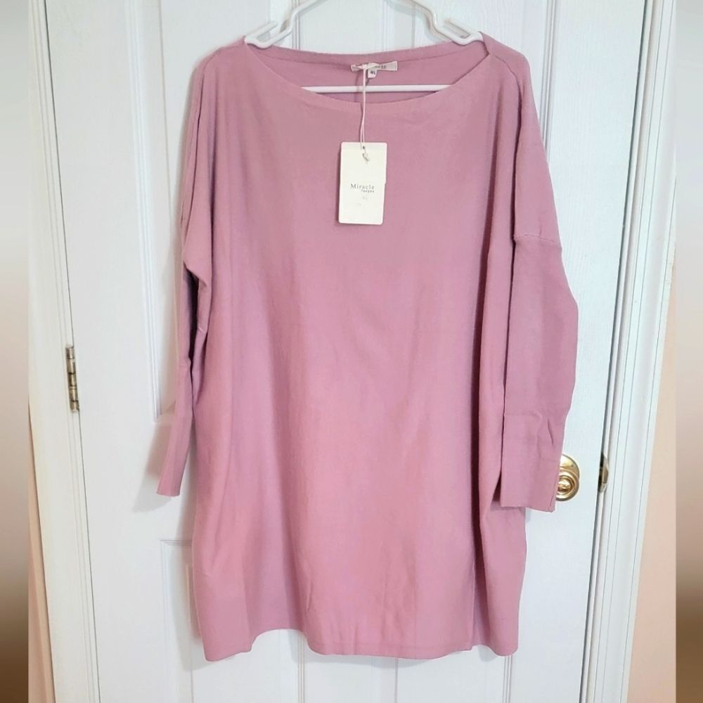 Boutquie Brand Miracle Pink Oversized Sweater M/L